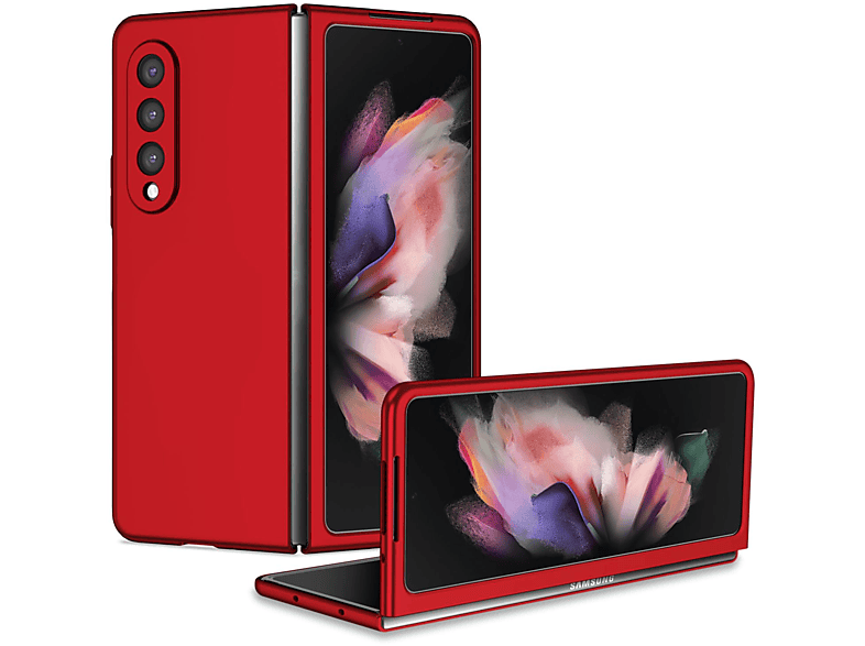 KÖNIG Samsung, Backcover, Fold4 5G, Case, DESIGN Rot Galaxy Z