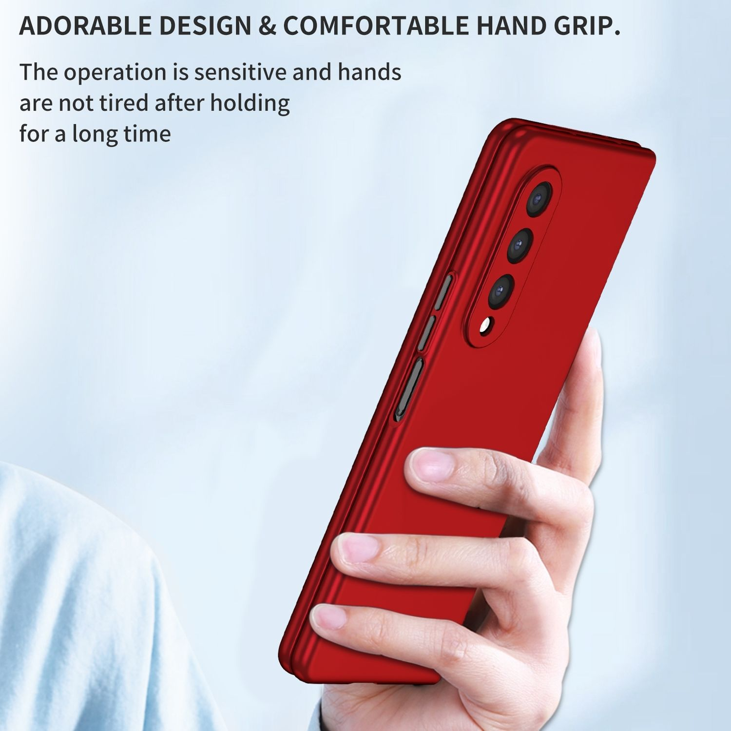 DESIGN Case, Galaxy Backcover, Rot Samsung, KÖNIG Z 5G, Fold4