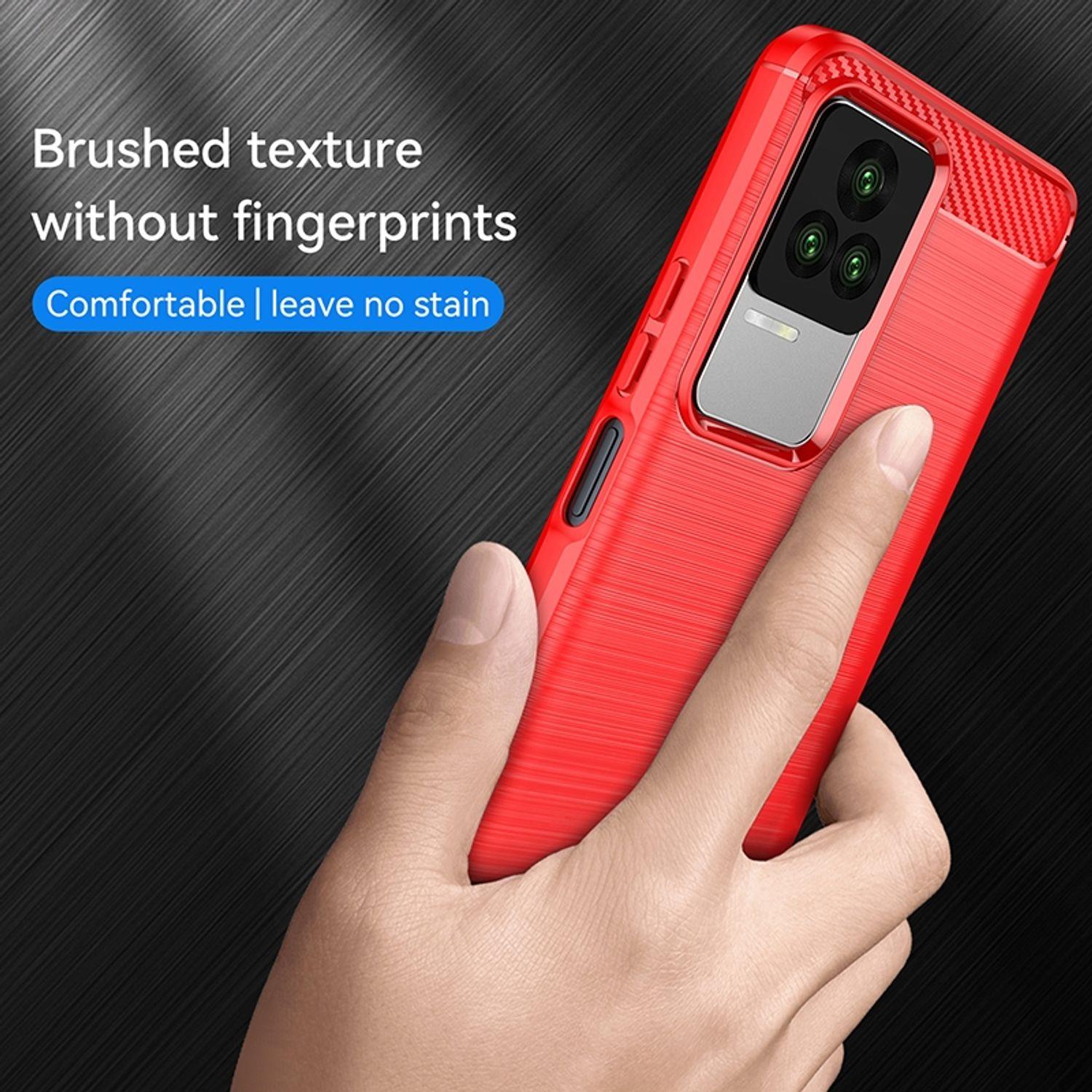 KÖNIG Case, Rot Xiaomi, DESIGN K40S, Redmi Backcover,