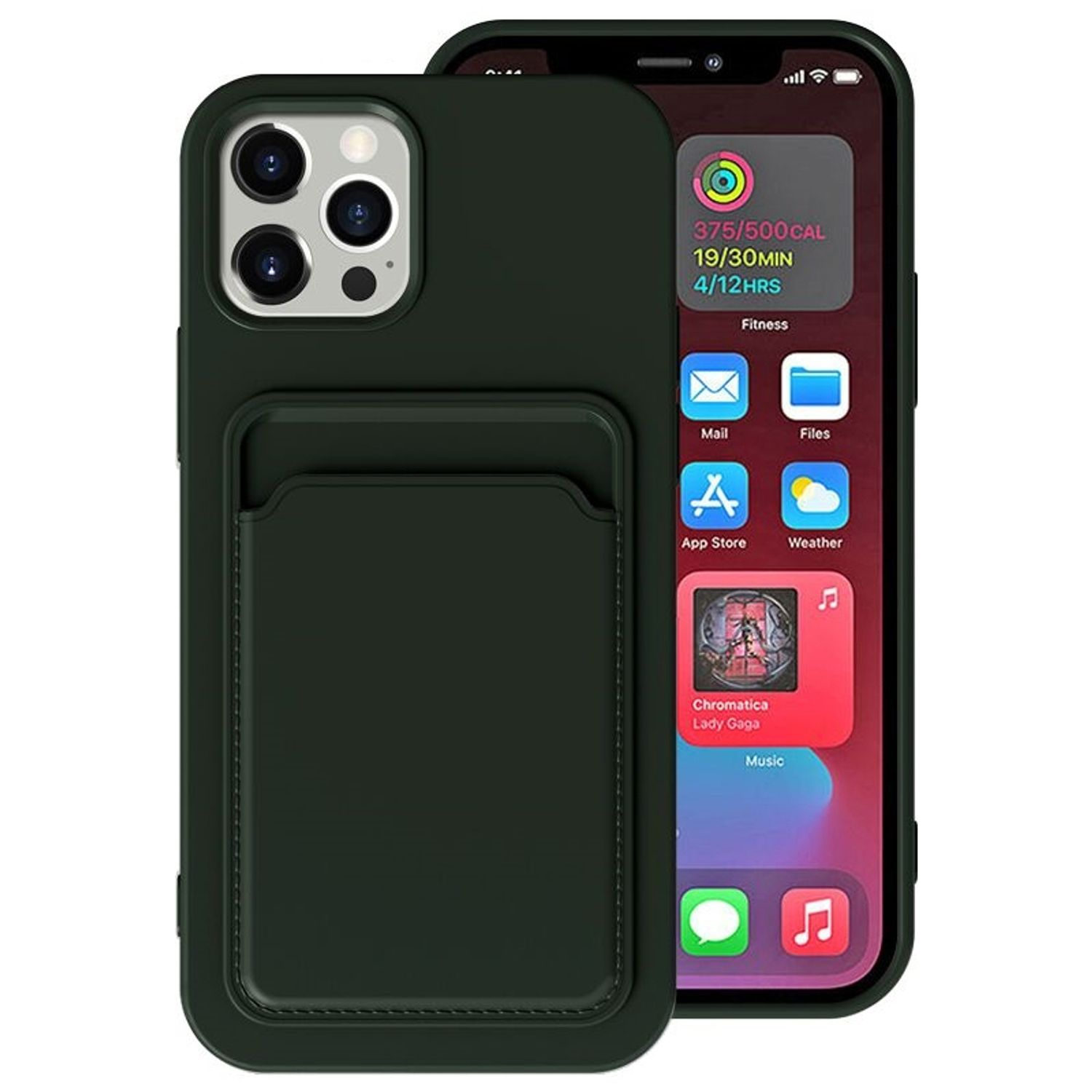 KÖNIG DESIGN Case, Backcover, Pro Max, Grün iPhone 12 Apple