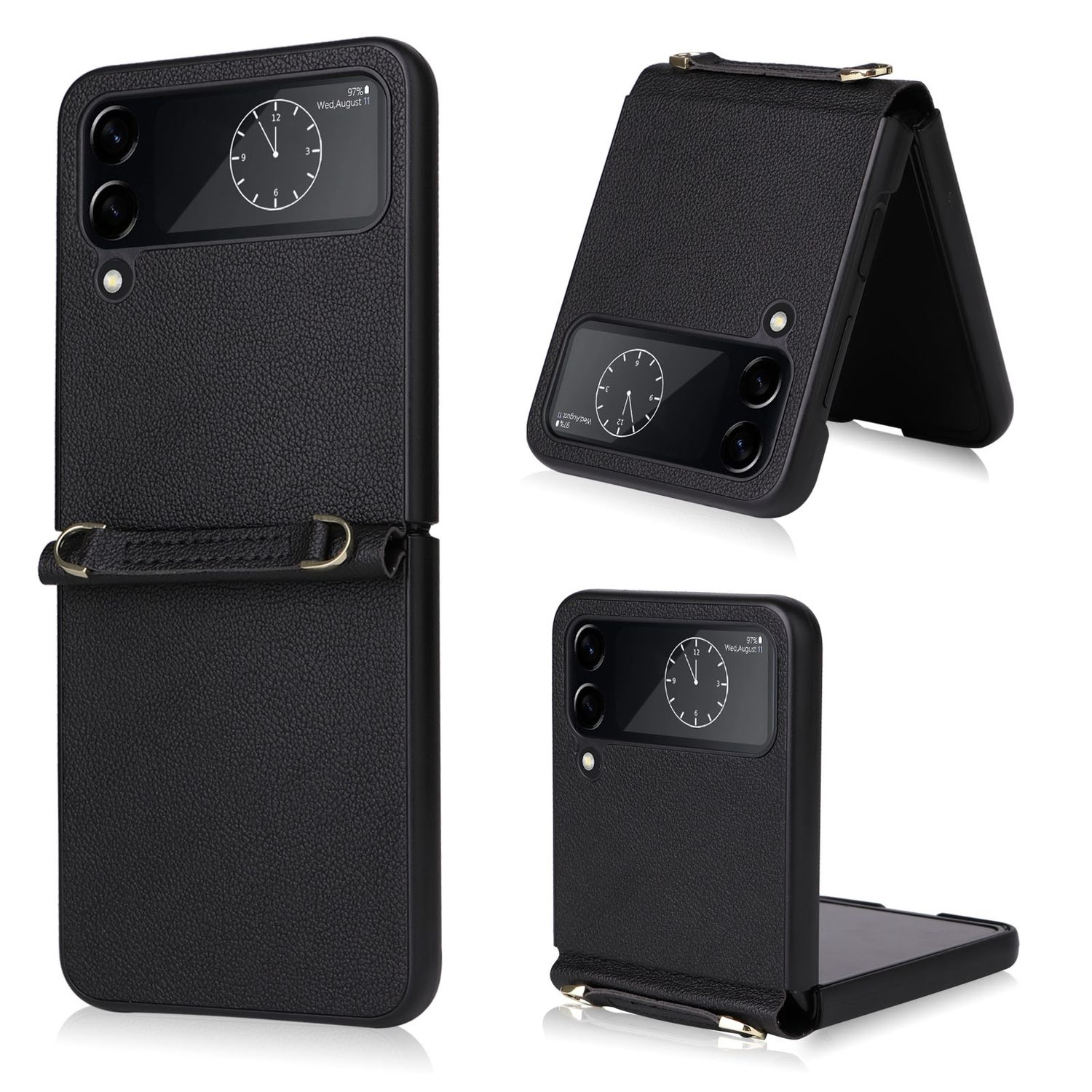 KÖNIG DESIGN Case, Backcover, Samsung, Galaxy Schwarz Flip4 5G, Z