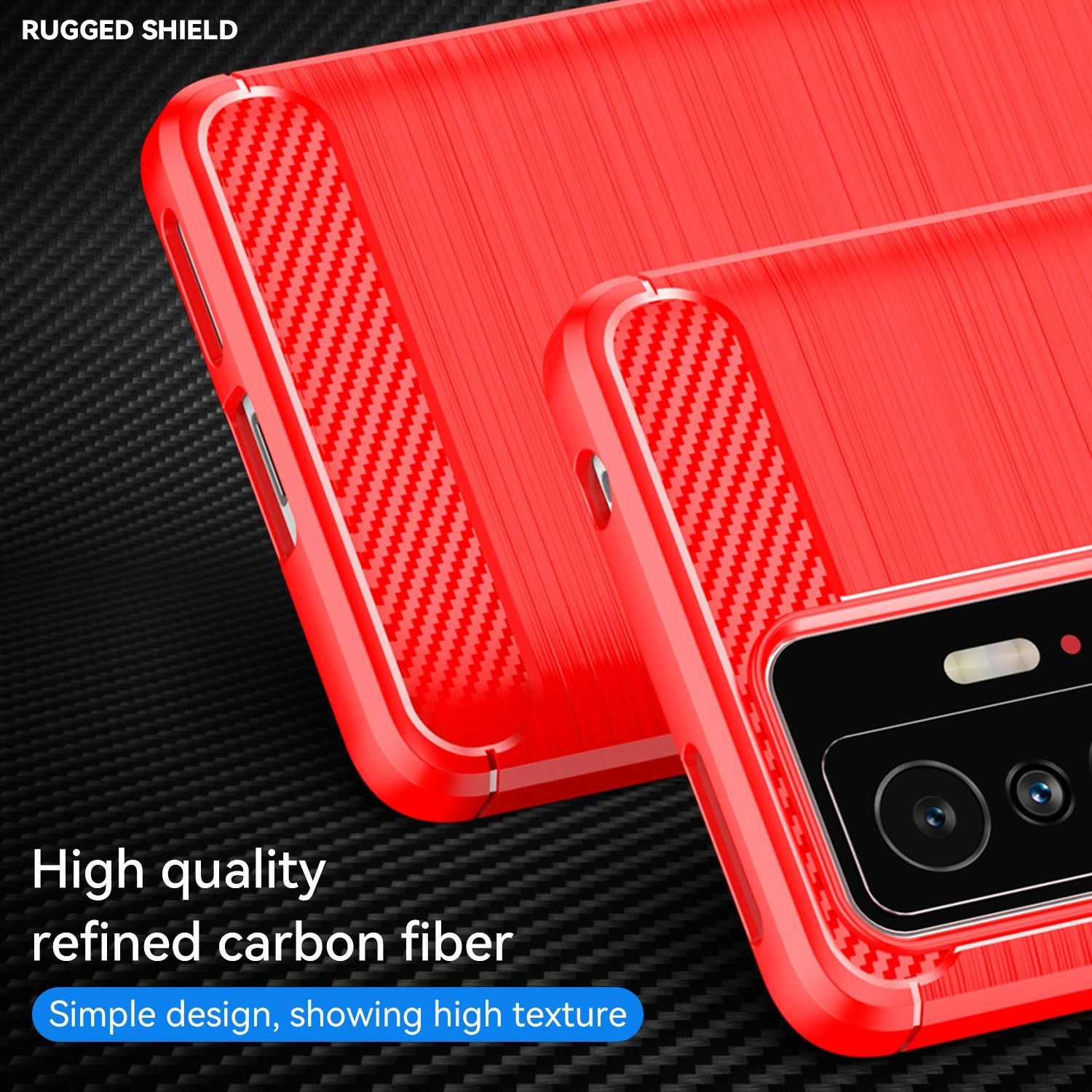 Xiaomi, Case, Backcover, KÖNIG DESIGN 11T, Rot