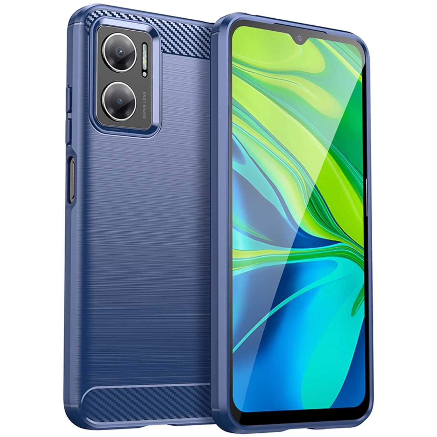 5G, KÖNIG Redmi Case, Xiaomi, Prime+ Backcover, DESIGN Blau 10