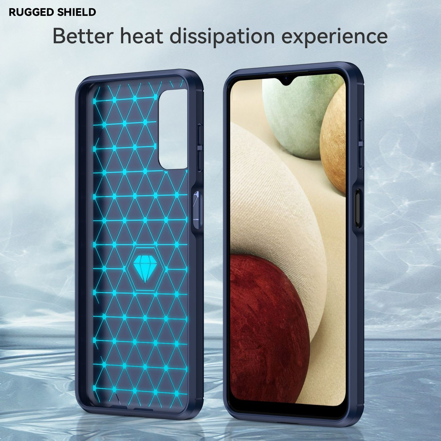KÖNIG DESIGN Galaxy Samsung, Blau Case, Backcover, A04s