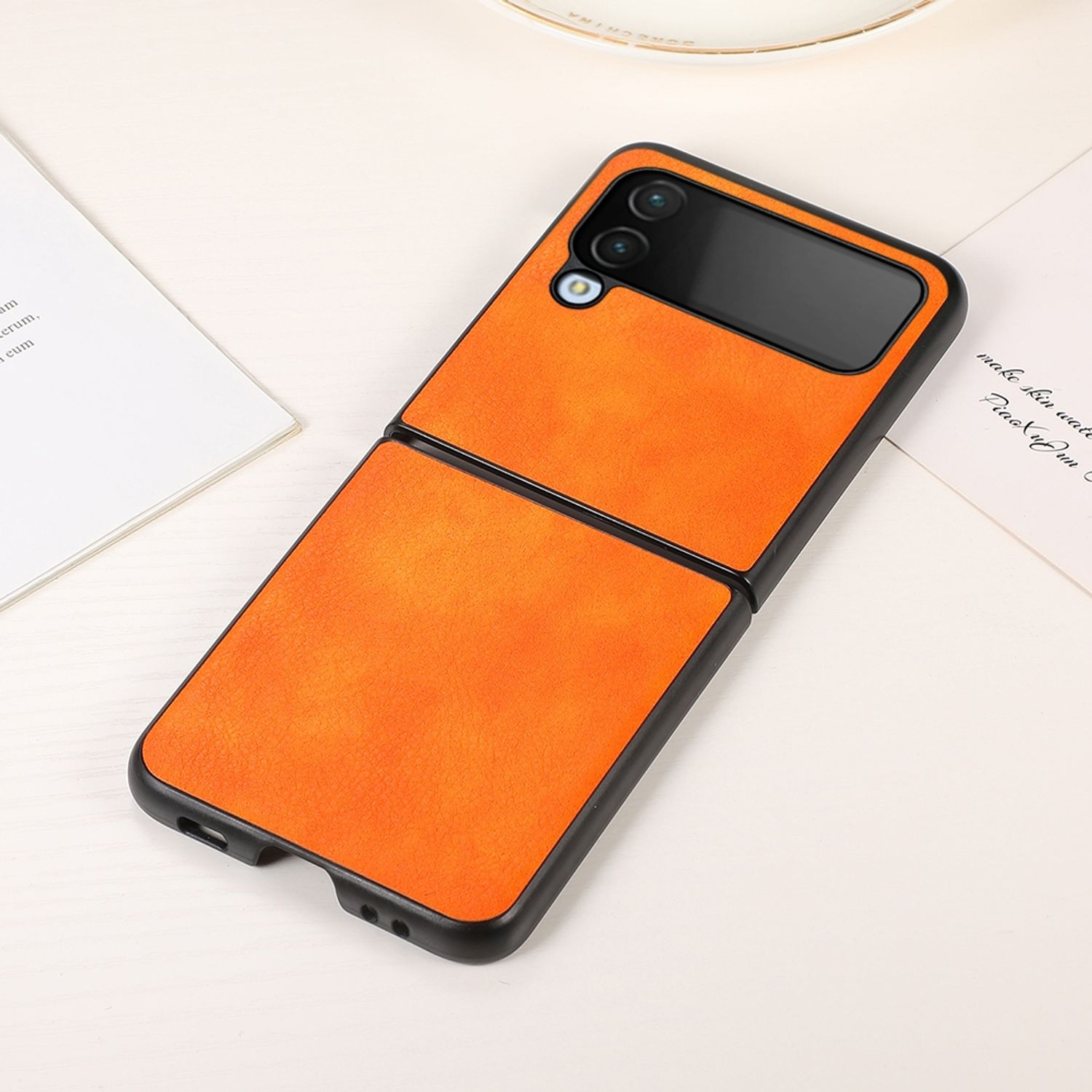 KÖNIG DESIGN Case, Samsung, Backcover, Z 5G, Orange Galaxy Flip4