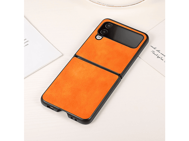 KÖNIG DESIGN Case, Backcover, Samsung, Galaxy Z Flip4 5G, Orange