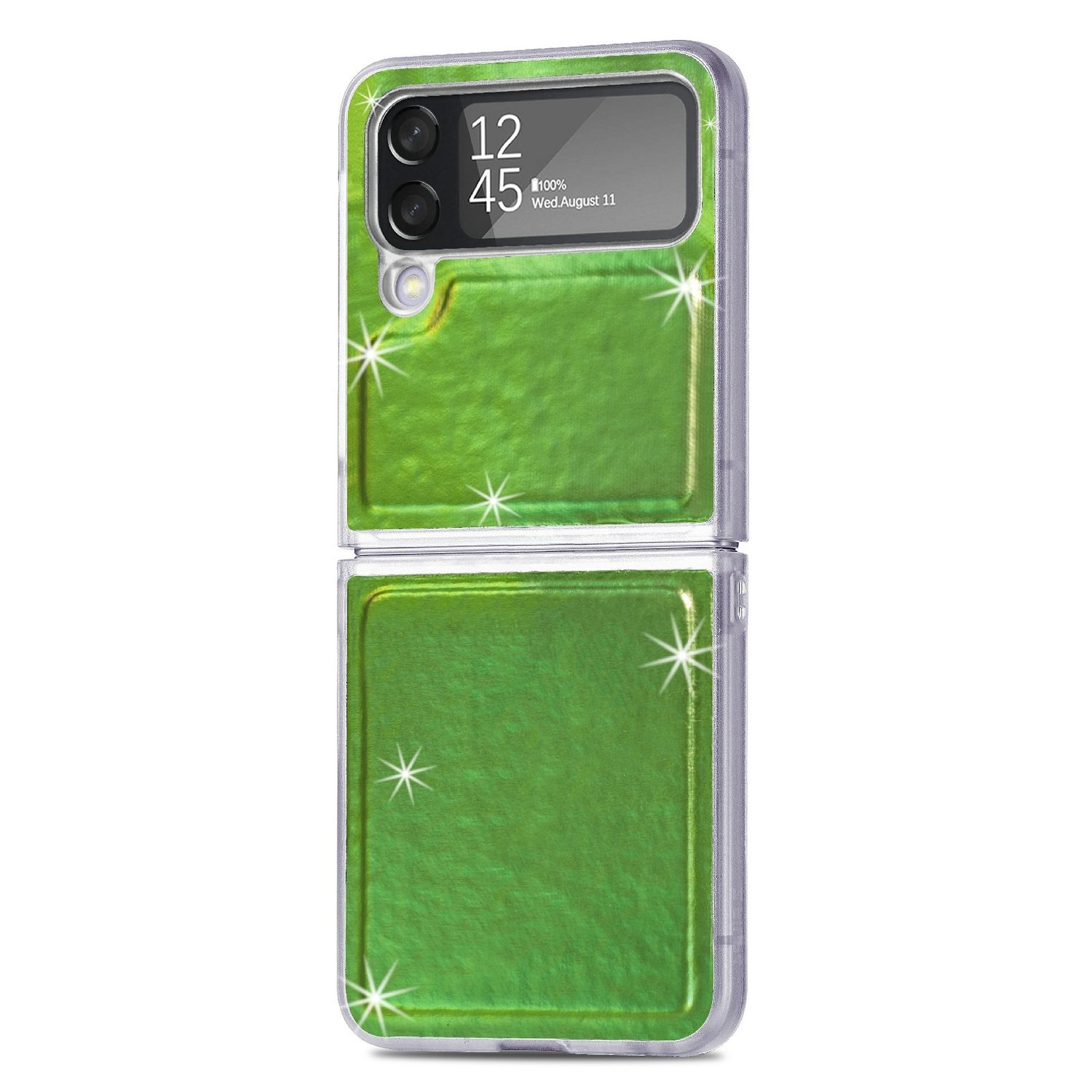 Galaxy 5G, DESIGN Grün Z KÖNIG Case, Backcover, Samsung, Flip4