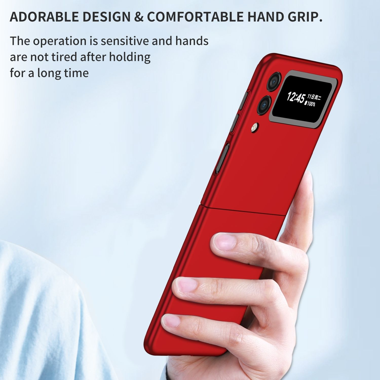 Galaxy Case, Samsung, Rot Z KÖNIG 5G, DESIGN Flip4 Backcover,
