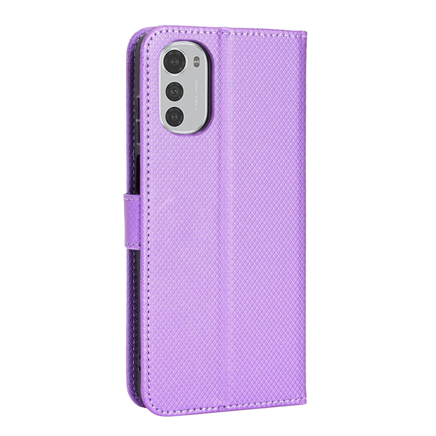 Violett Bookcover, Case, E32, Moto Motorola, DESIGN KÖNIG Book