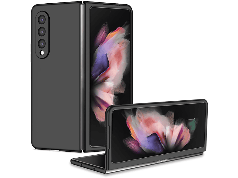 KÖNIG DESIGN Case, Schwarz Fold4 Samsung, Galaxy 5G, Z Backcover