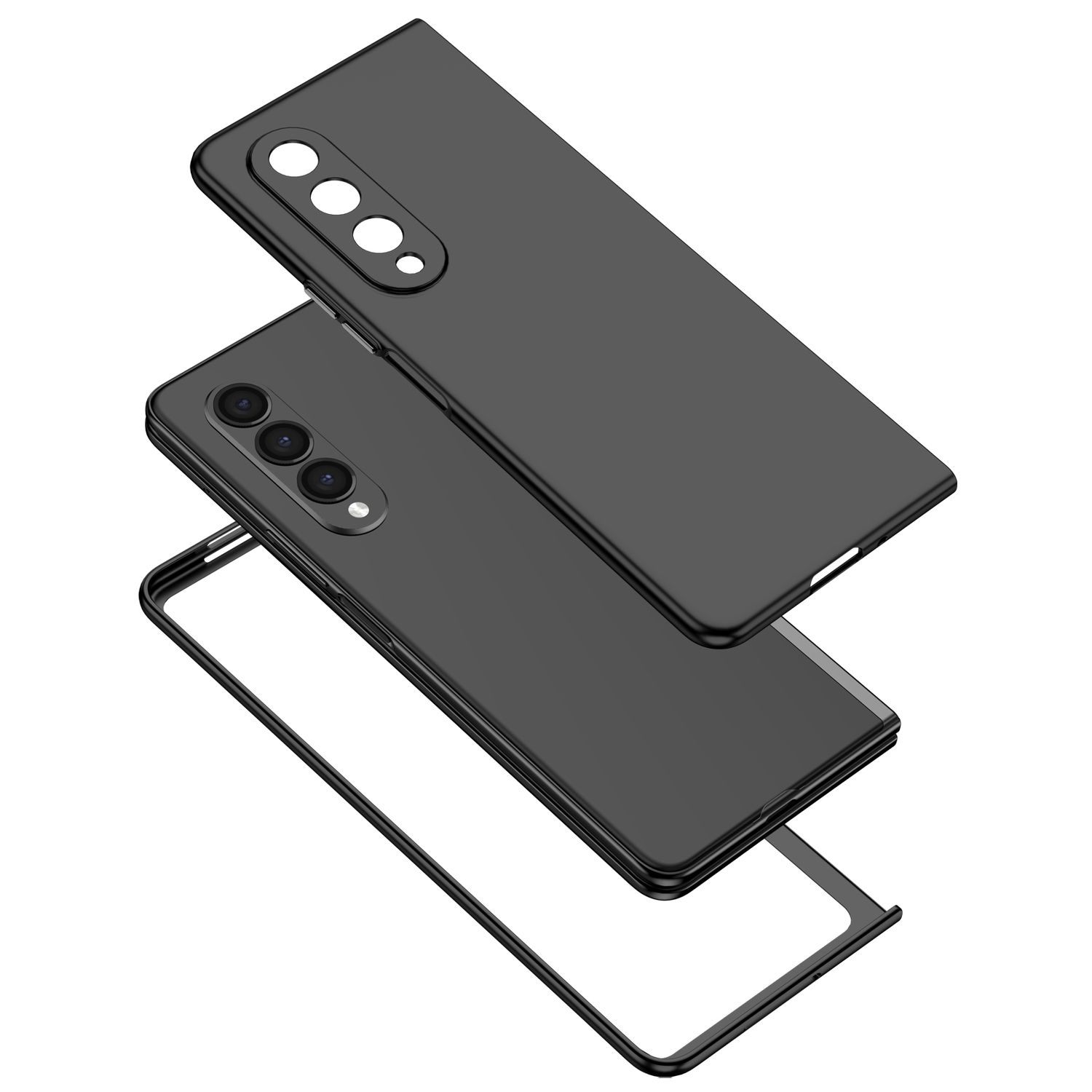 KÖNIG DESIGN Backcover, Fold4 5G, Galaxy Z Samsung, Schwarz Case