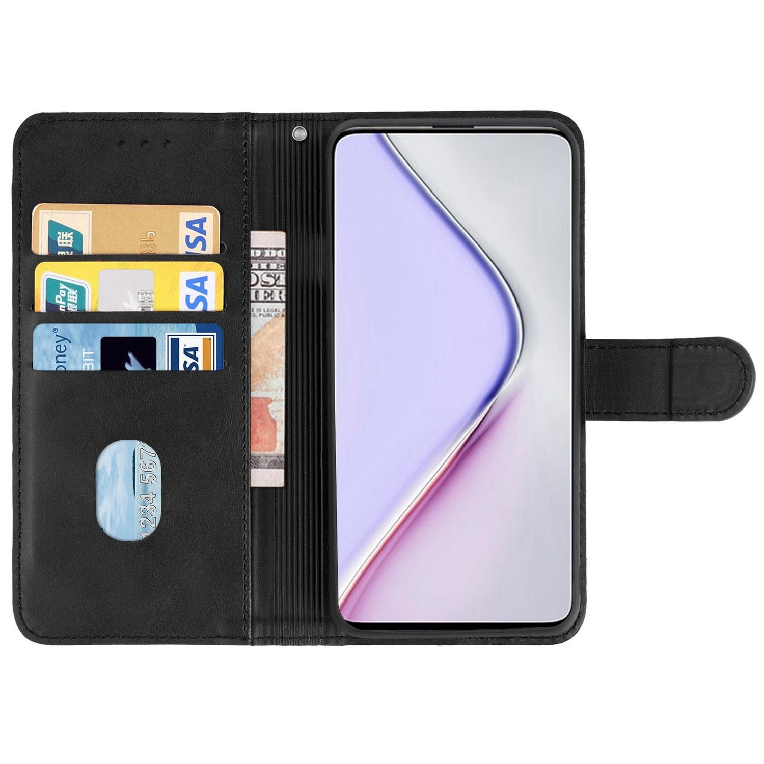 KÖNIG DESIGN Book Case, Zoom, Pro Bookcover, Schwarz K30 Redmi Xiaomi