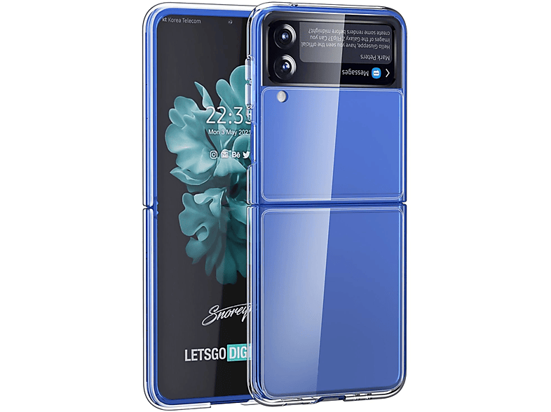 KÖNIG DESIGN Case, Backcover, Samsung, Galaxy Z Flip4 5G, Transparent