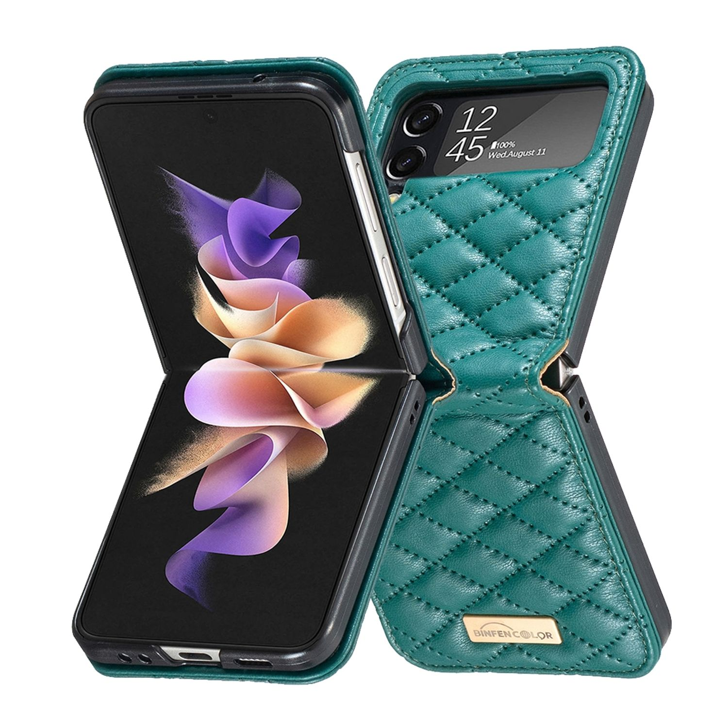 KÖNIG DESIGN Case, Backcover, Samsung, Grün 5G, Flip4 Galaxy Z