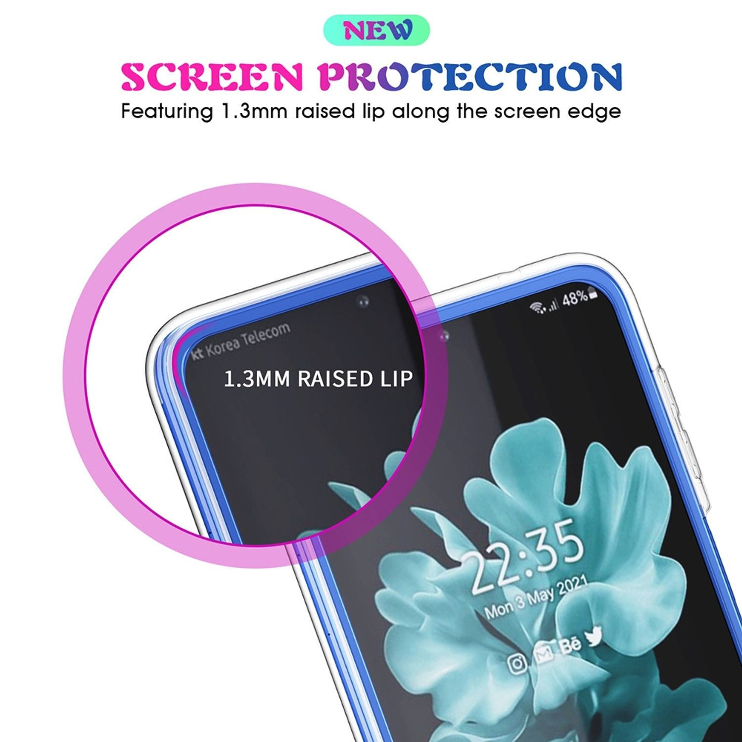 Case, Samsung, Z DESIGN Galaxy Flip4 Backcover, KÖNIG Transparent 5G,