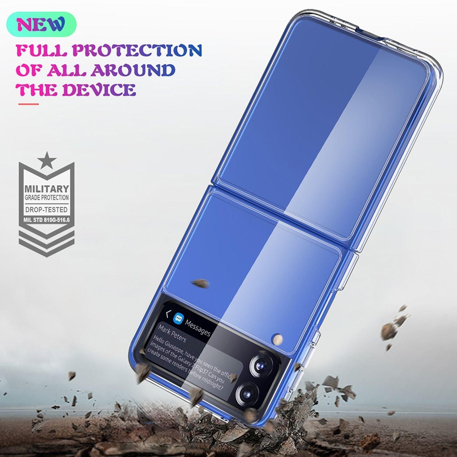 Transparent Backcover, Galaxy Flip4 Case, 5G, DESIGN Z KÖNIG Samsung,