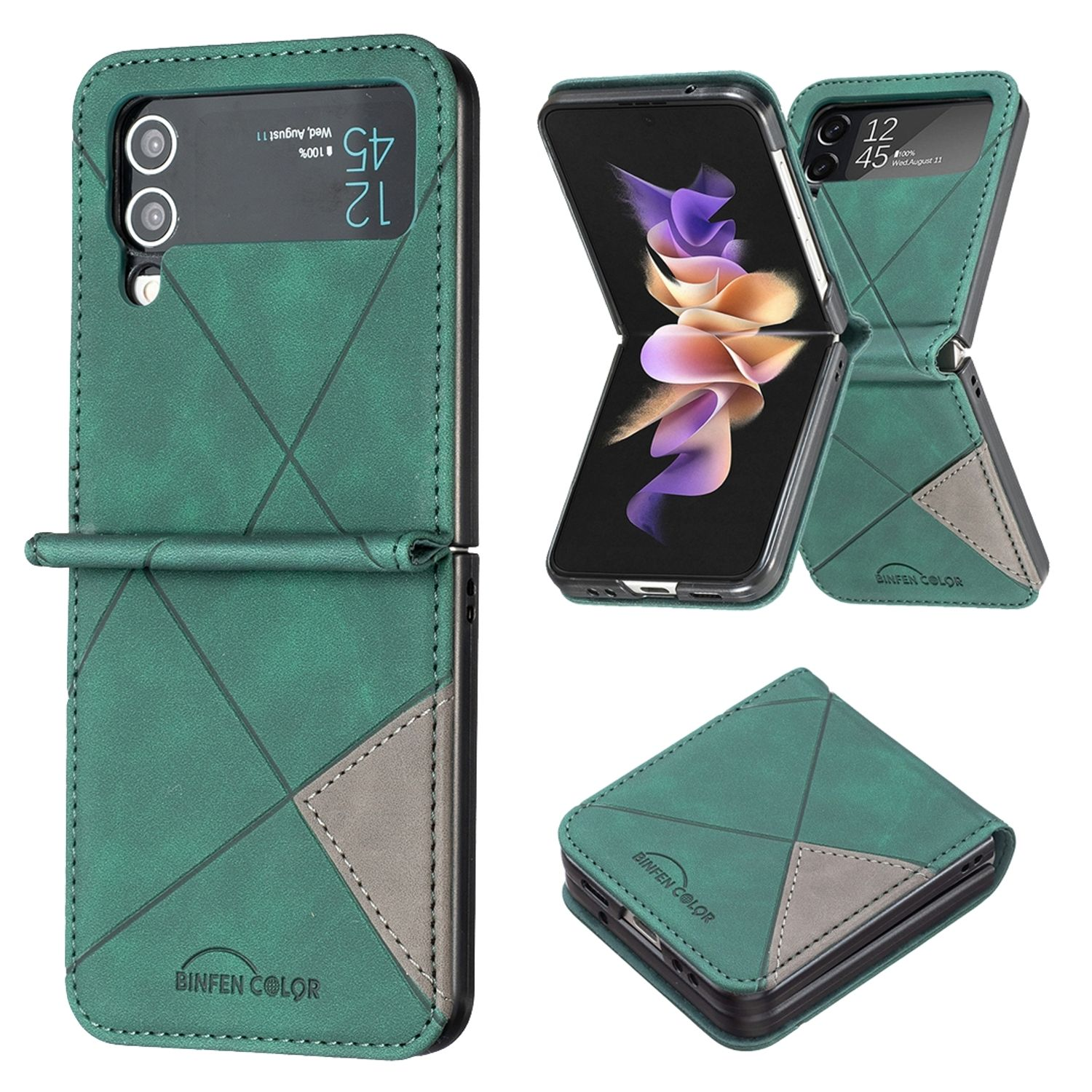 KÖNIG DESIGN Case, Backcover, Samsung, Grün Z Galaxy Flip4 5G