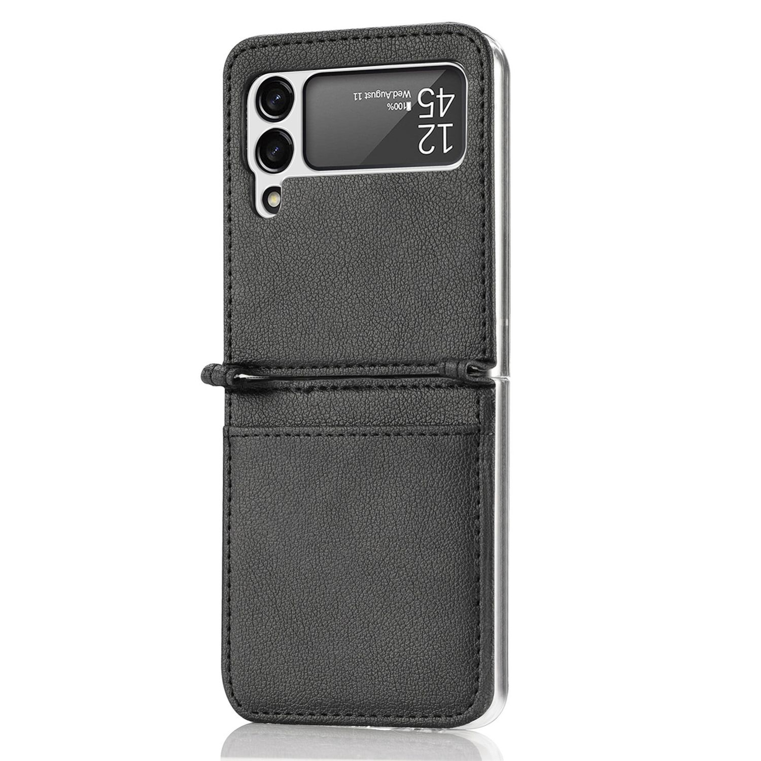 Samsung, Galaxy 5G, KÖNIG Flip4 Case, DESIGN Schwarz Backcover, Z