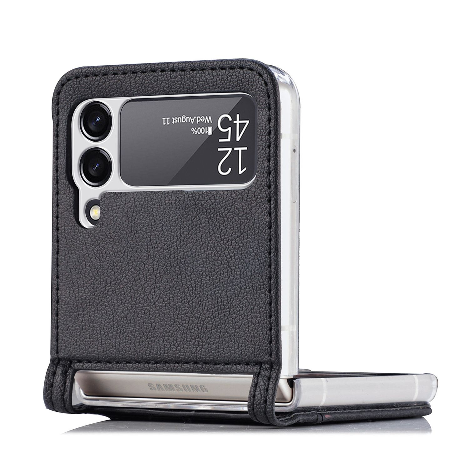 Galaxy Flip4 Case, Schwarz Samsung, 5G, Backcover, DESIGN KÖNIG Z