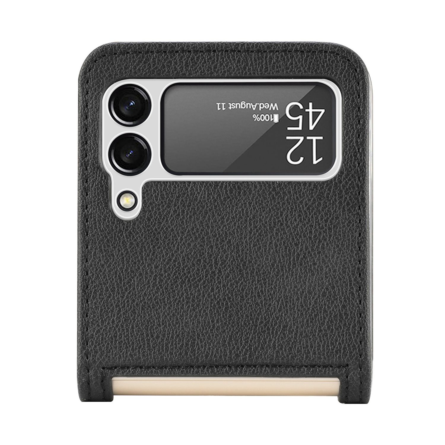 KÖNIG DESIGN Case, Backcover, Flip4 Samsung, Z Schwarz 5G, Galaxy