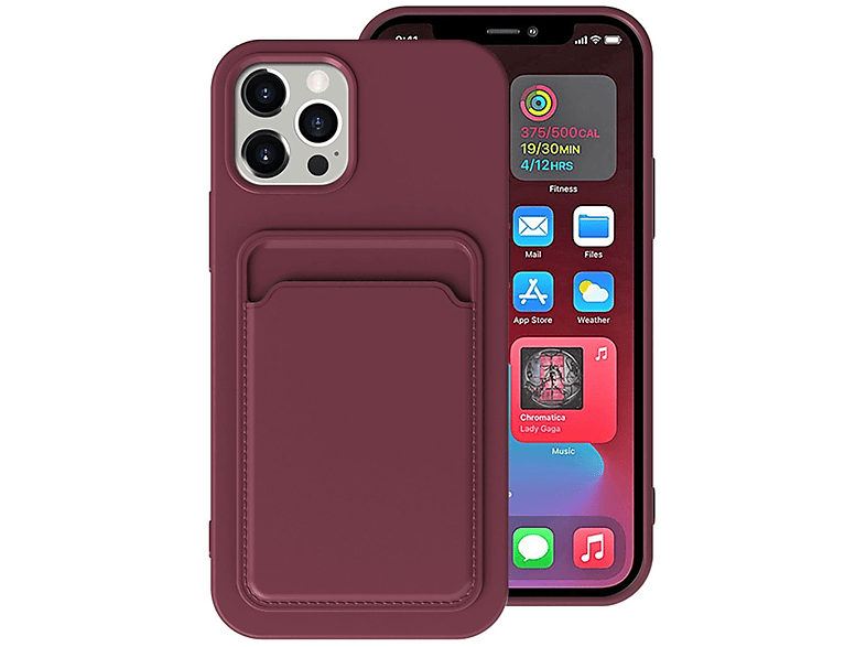 KÖNIG DESIGN Case, Backcover, 13, Dunkelviolett iPhone Apple