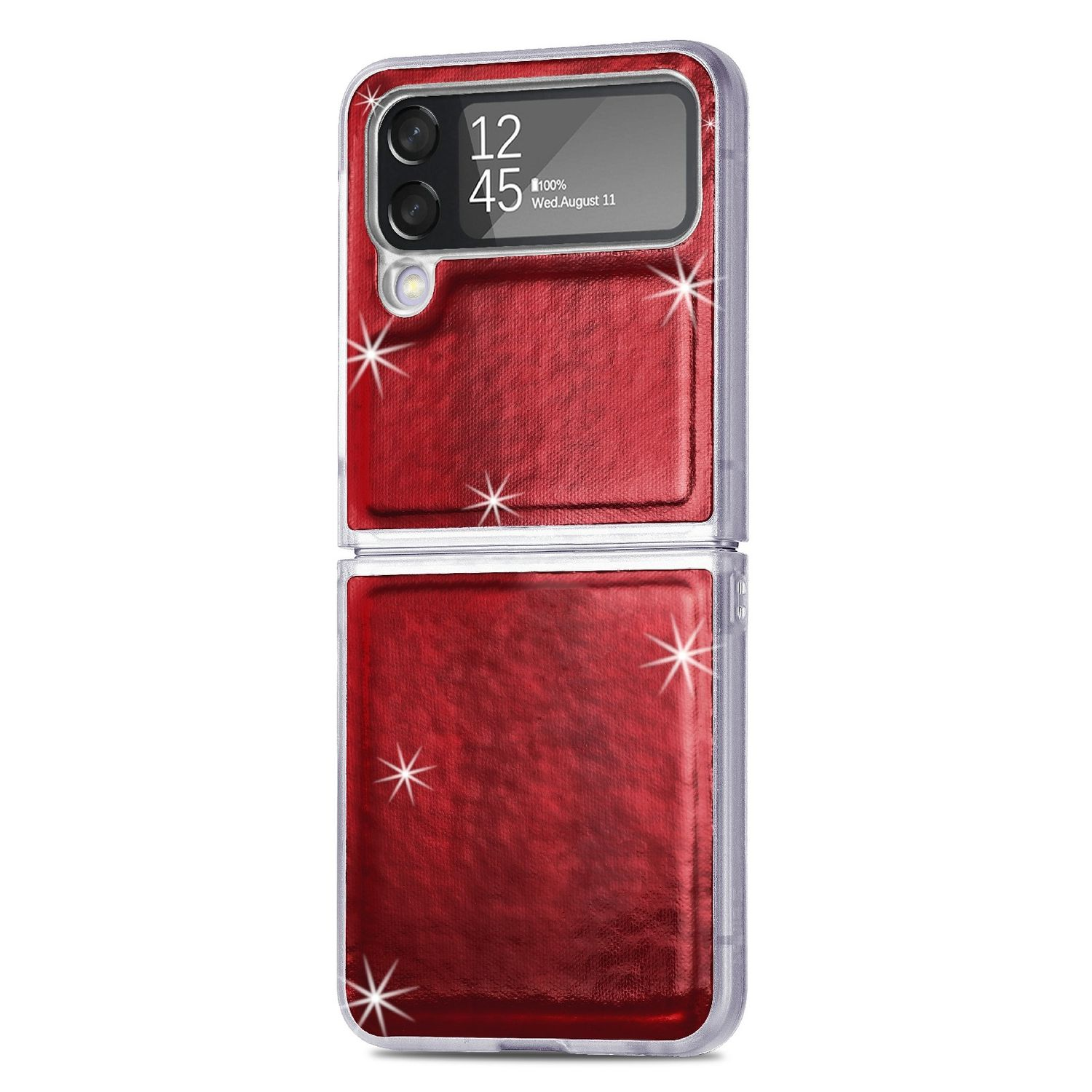 DESIGN Rot Z Flip4 KÖNIG Case, 5G, Backcover, Galaxy Samsung,