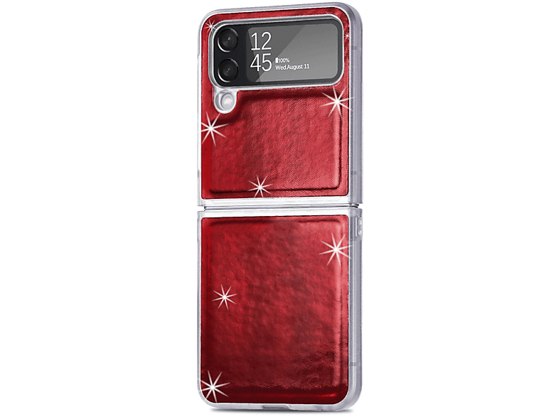 KÖNIG DESIGN Case, Backcover, Samsung, Galaxy Z Flip4 5G, Rot