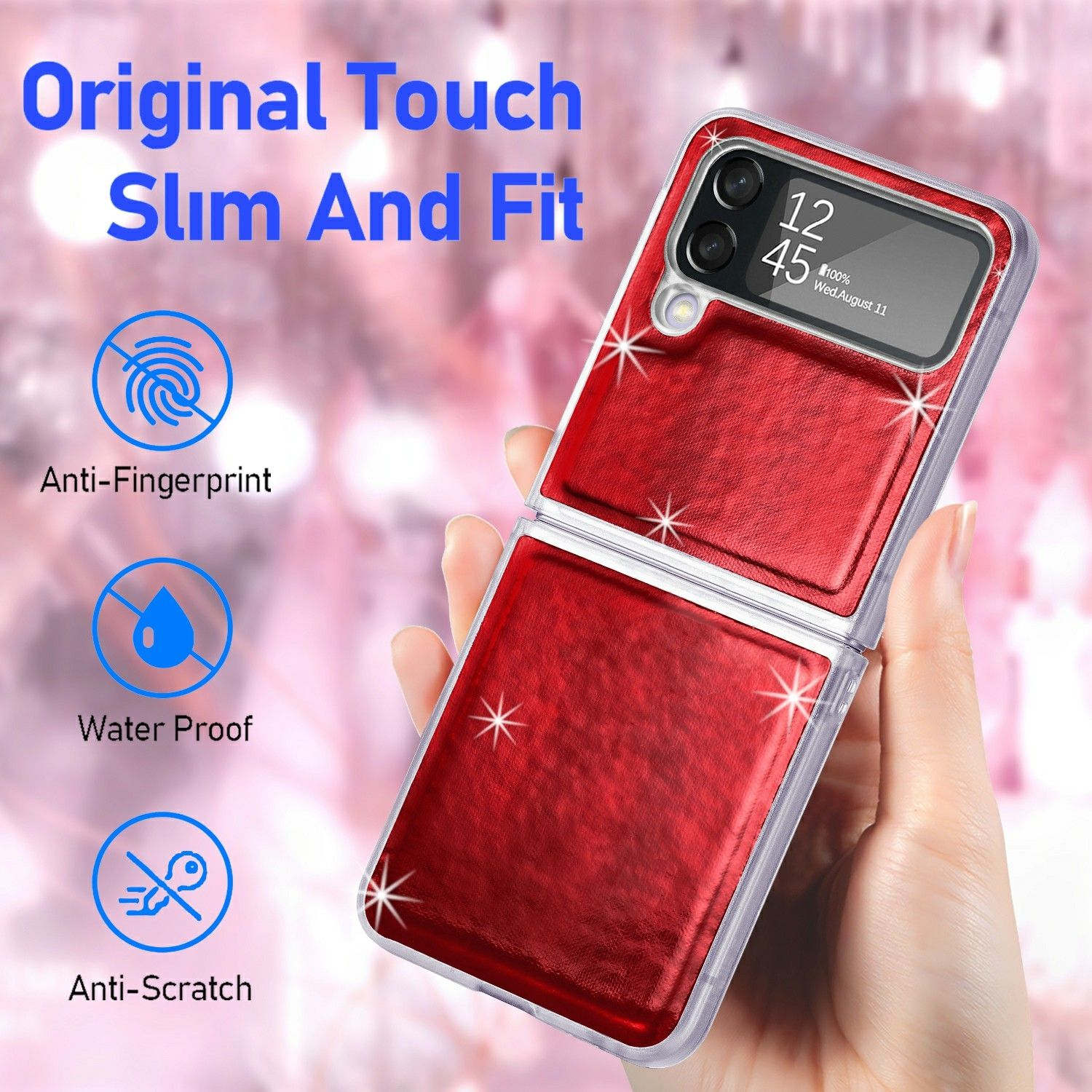 Rot KÖNIG Case, Backcover, 5G, Flip4 Samsung, DESIGN Z Galaxy