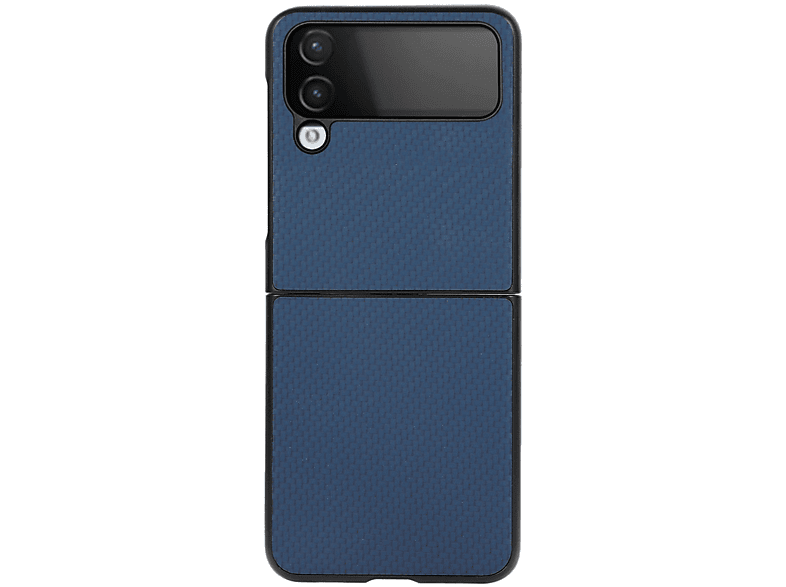 KÖNIG DESIGN Blau Flip4 Samsung, Z Case, Backcover, Galaxy 5G