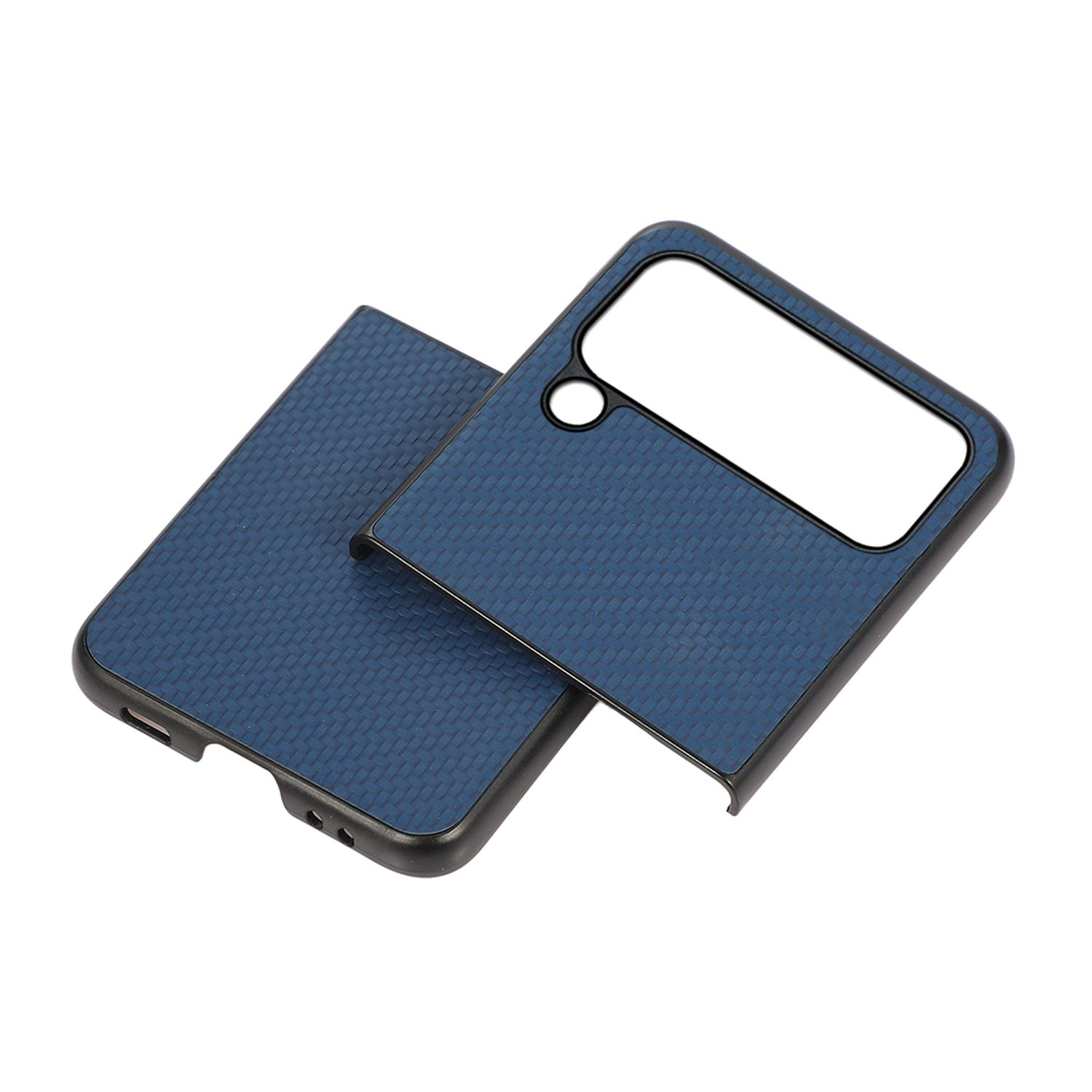 KÖNIG Z Flip4 Samsung, Blau Galaxy Backcover, DESIGN Case, 5G,