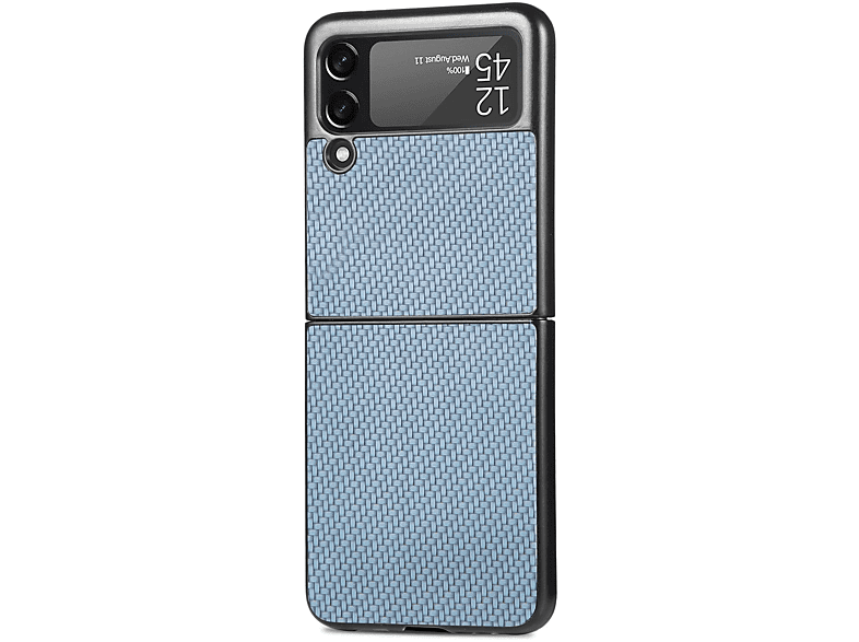 Backcover, Z DESIGN Flip4 Blau Case, Samsung, Galaxy KÖNIG 5G,