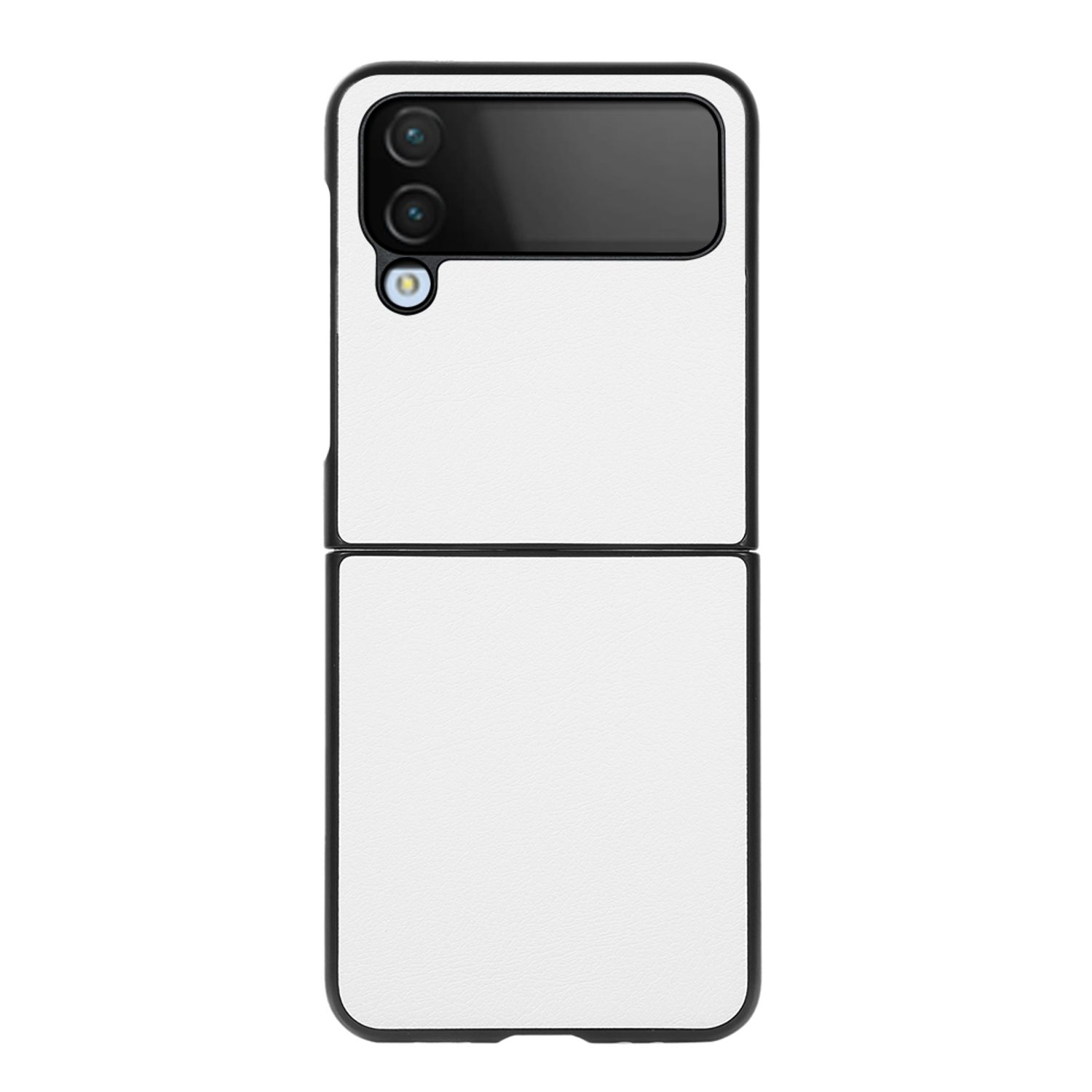 Z Flip4 KÖNIG Backcover, DESIGN Weiß Case, Galaxy 5G, Samsung,