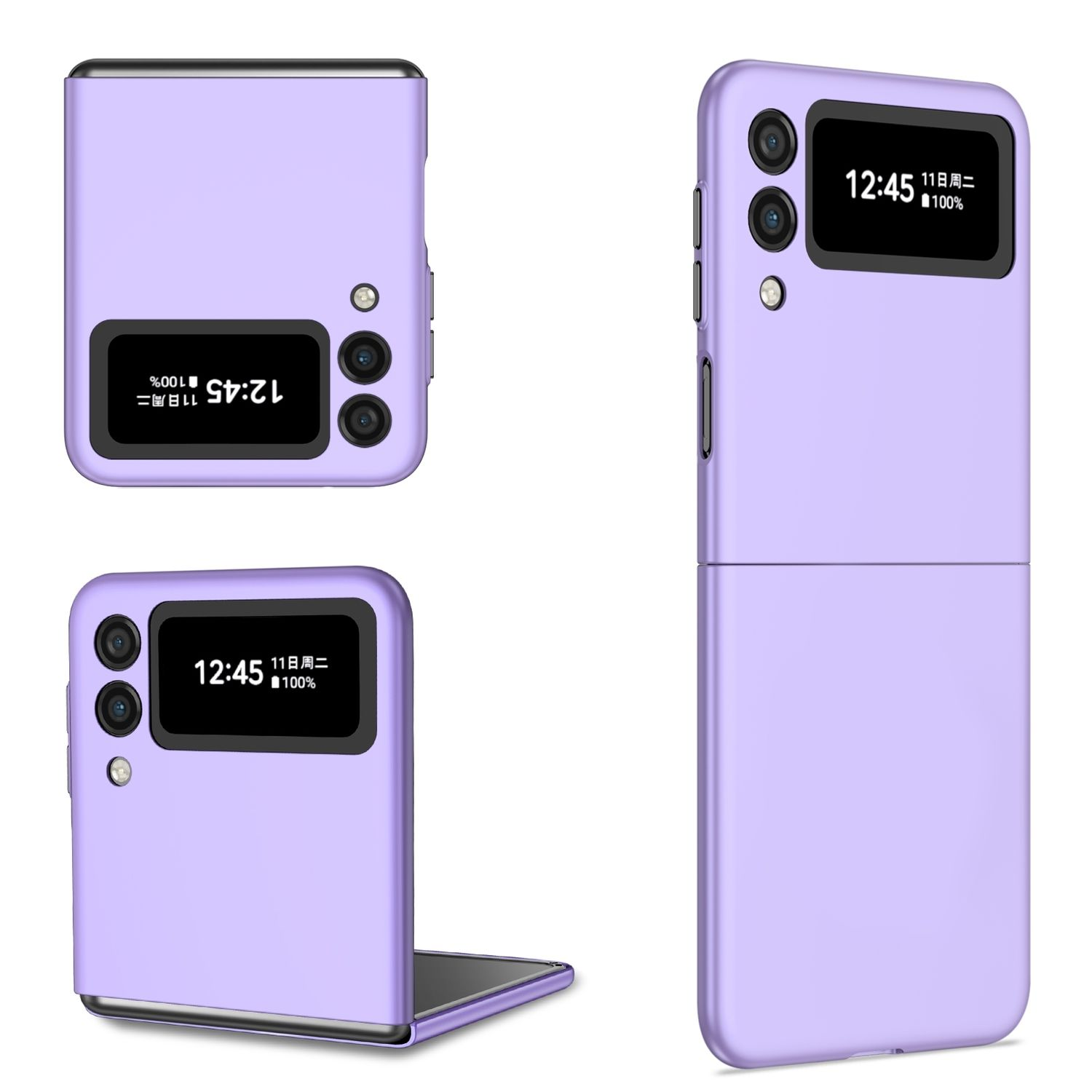 Backcover, 5G, KÖNIG Z Samsung, Flip4 Case, DESIGN Galaxy Violett