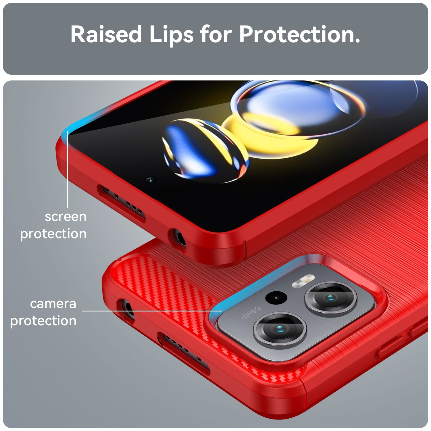KÖNIG DESIGN Case, Backcover, Redmi Pro+ Note11T Rot 5G, Xiaomi