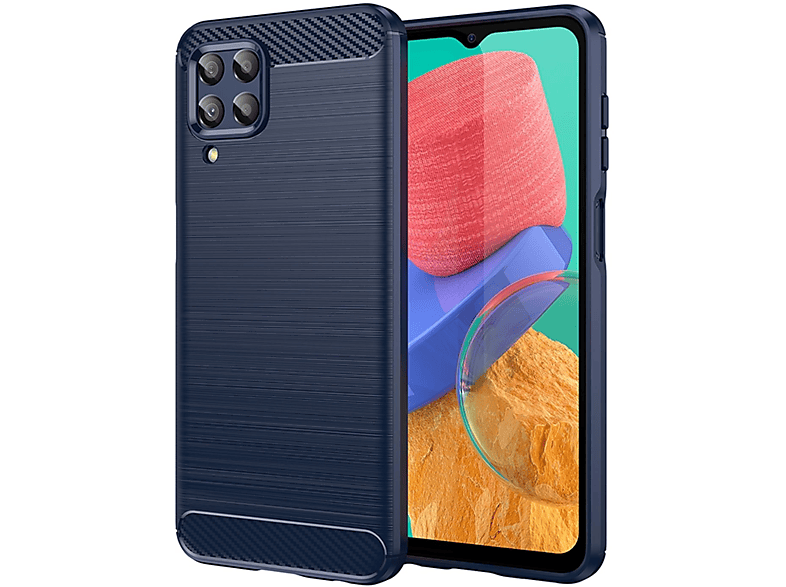 KÖNIG DESIGN Case, Backcover, Galaxy M33, Blau Samsung