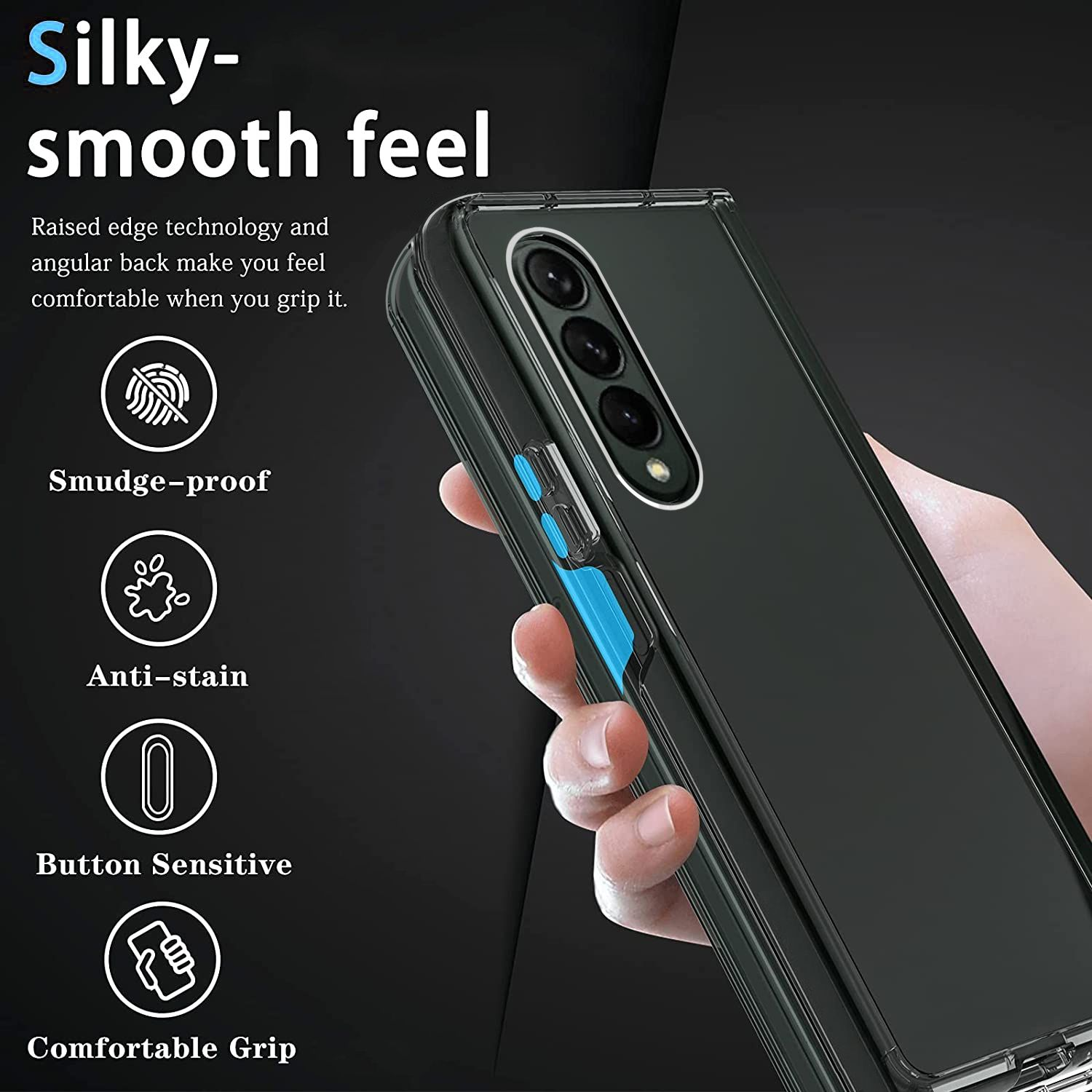 Samsung, Galaxy KÖNIG Z Case, 5G, Fold4 Backcover, DESIGN Transparent