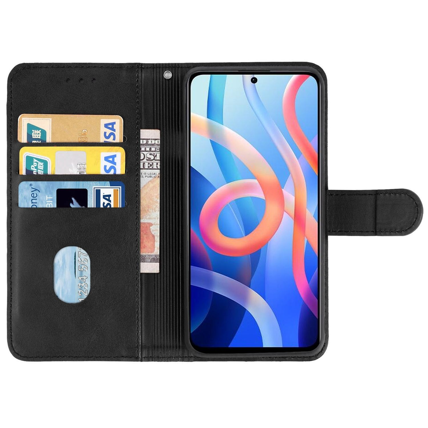 5G, Xiaomi, Poco Schwarz Book Case, Bookcover, Pro DESIGN M4 11 Note / Redmi KÖNIG 5G