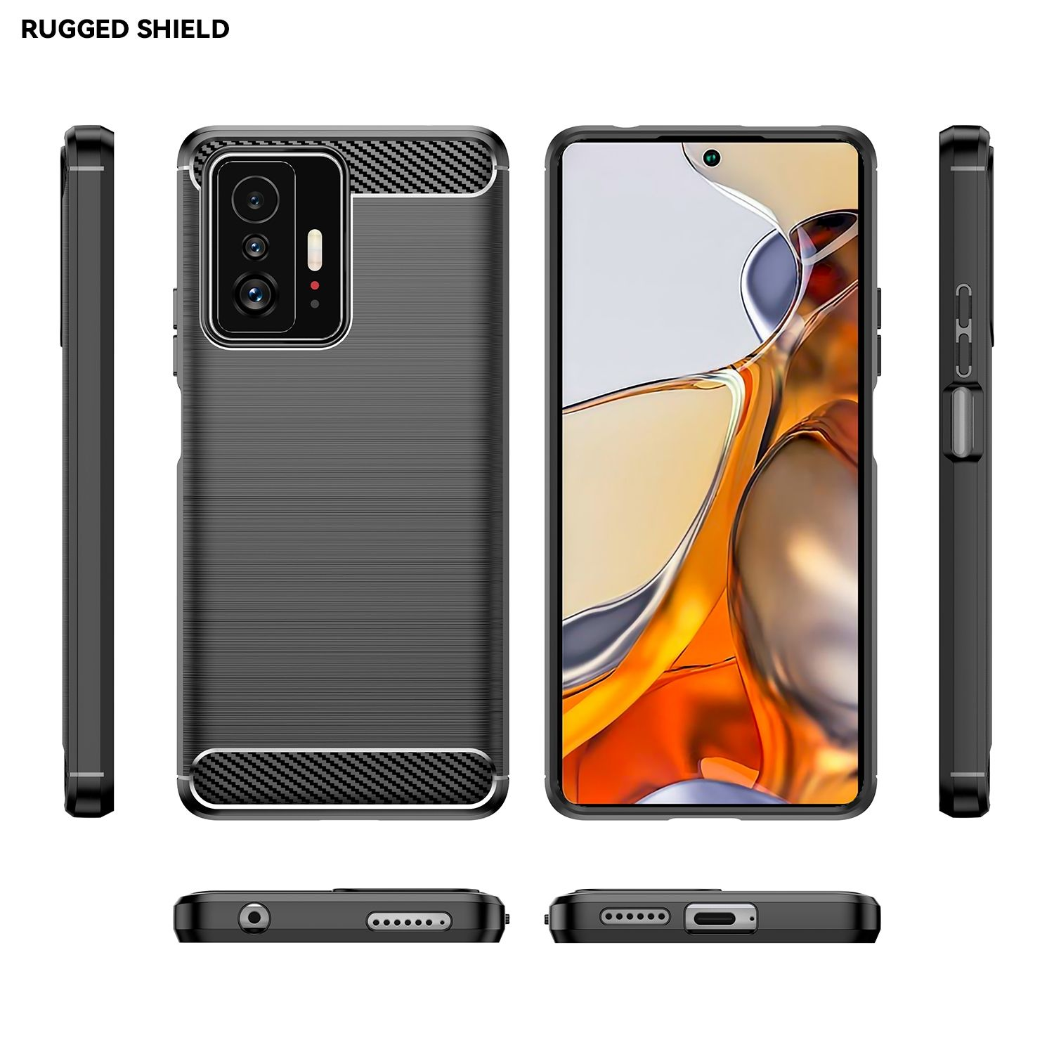 Schwarz KÖNIG Case, Pro, Backcover, Xiaomi, DESIGN 11T