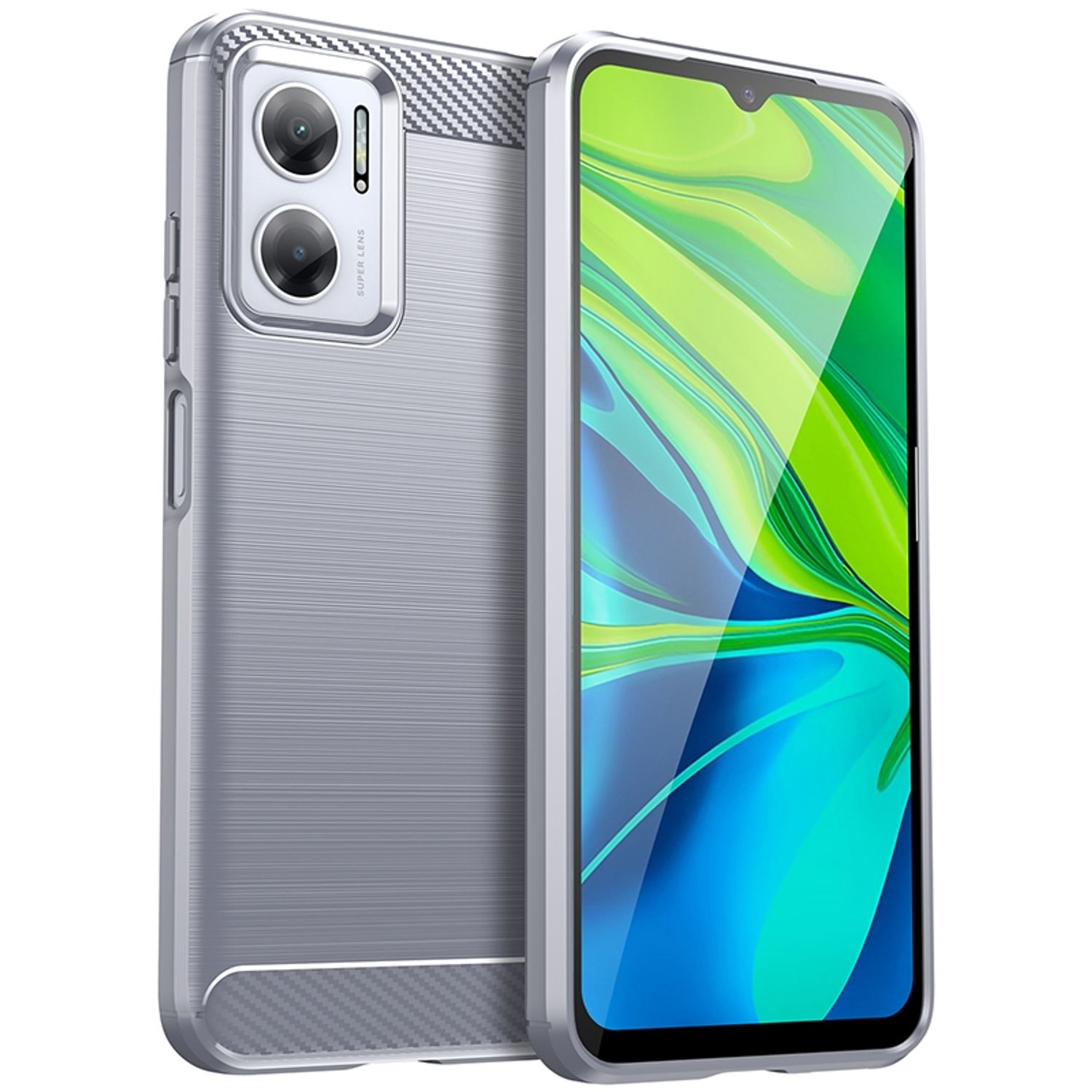 Grau Case, Xiaomi, DESIGN KÖNIG Backcover, Prime+ Redmi 5G, 10