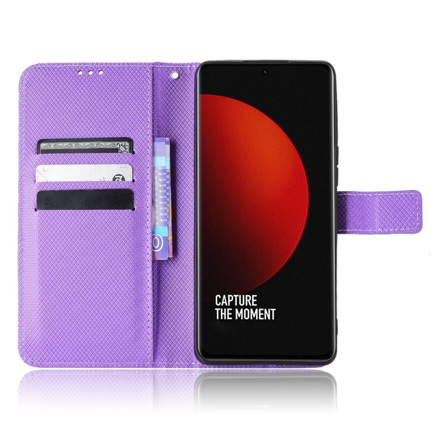 KÖNIG DESIGN Book Ultra, Bookcover, Xiaomi, Violett 12S Case