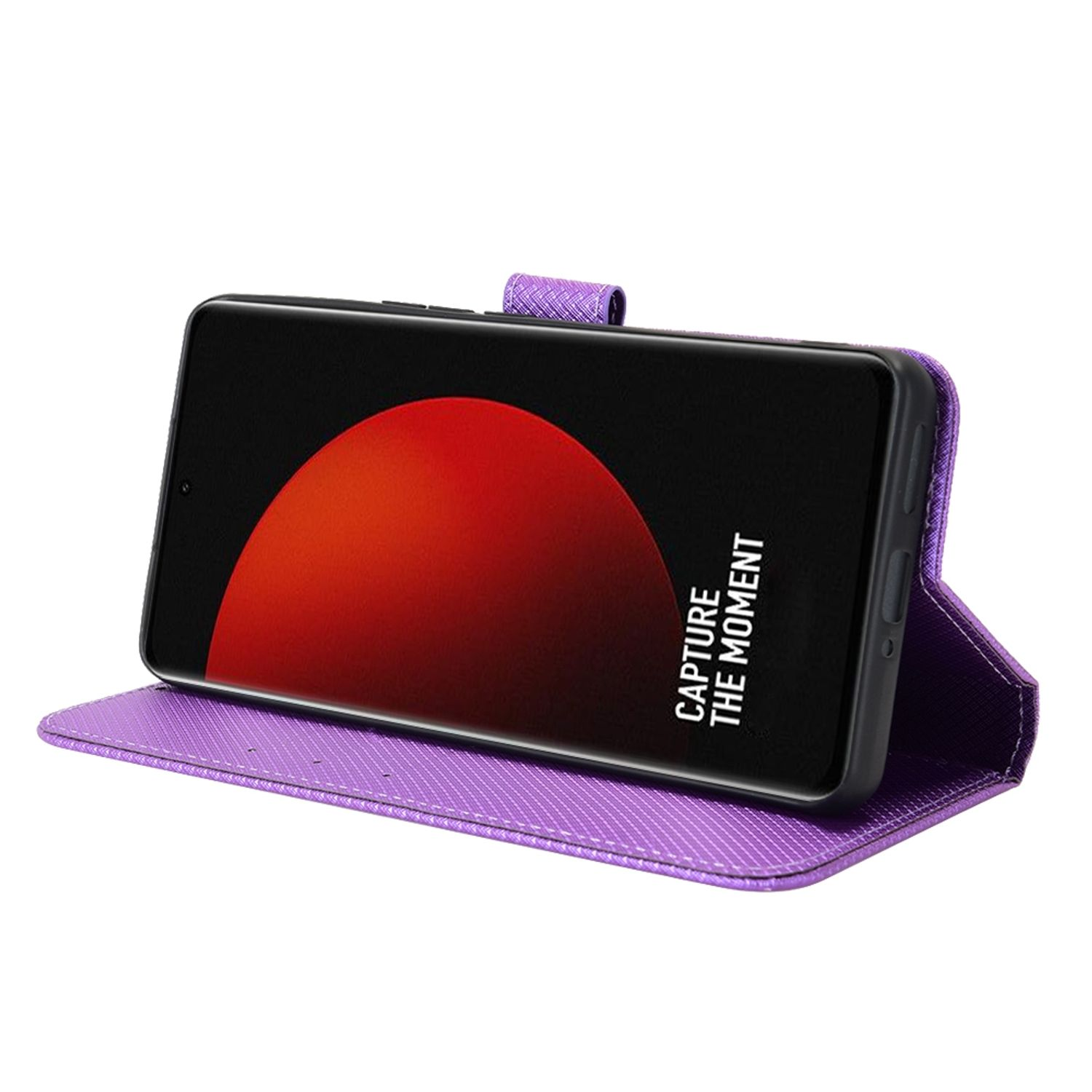 Book Case, Xiaomi, KÖNIG Ultra, DESIGN Bookcover, 12S Violett