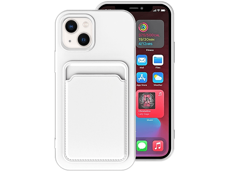 KÖNIG DESIGN Case, Backcover, 14 Weiß Apple, iPhone Plus