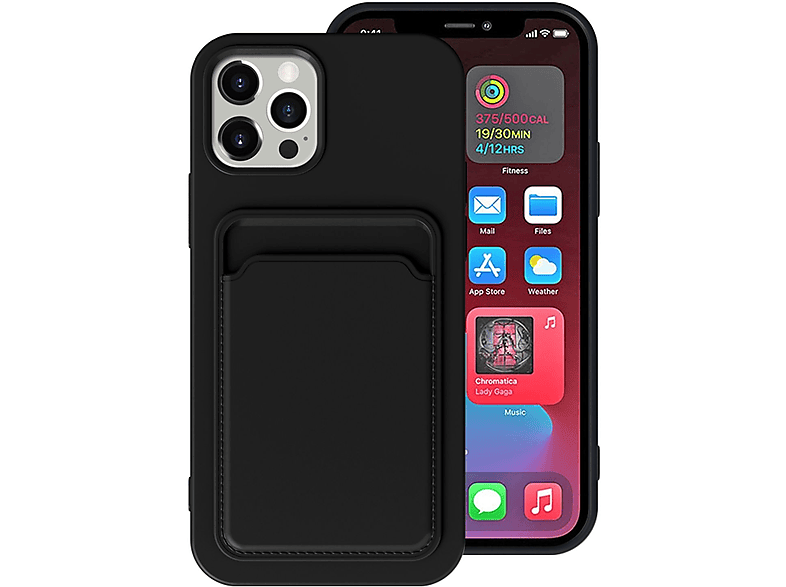 Schwarz Apple, iPhone KÖNIG Case, Backcover, DESIGN 13,