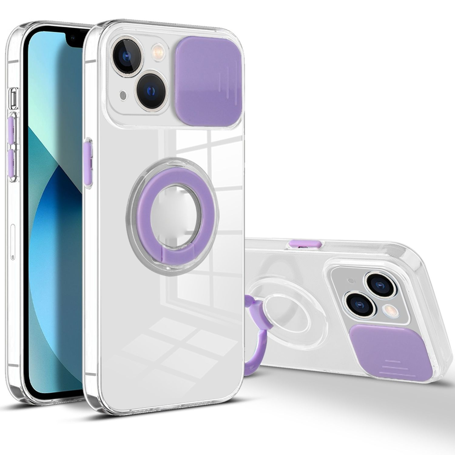 KÖNIG DESIGN Case, iPhone Apple, 13 Violett mini, Backcover