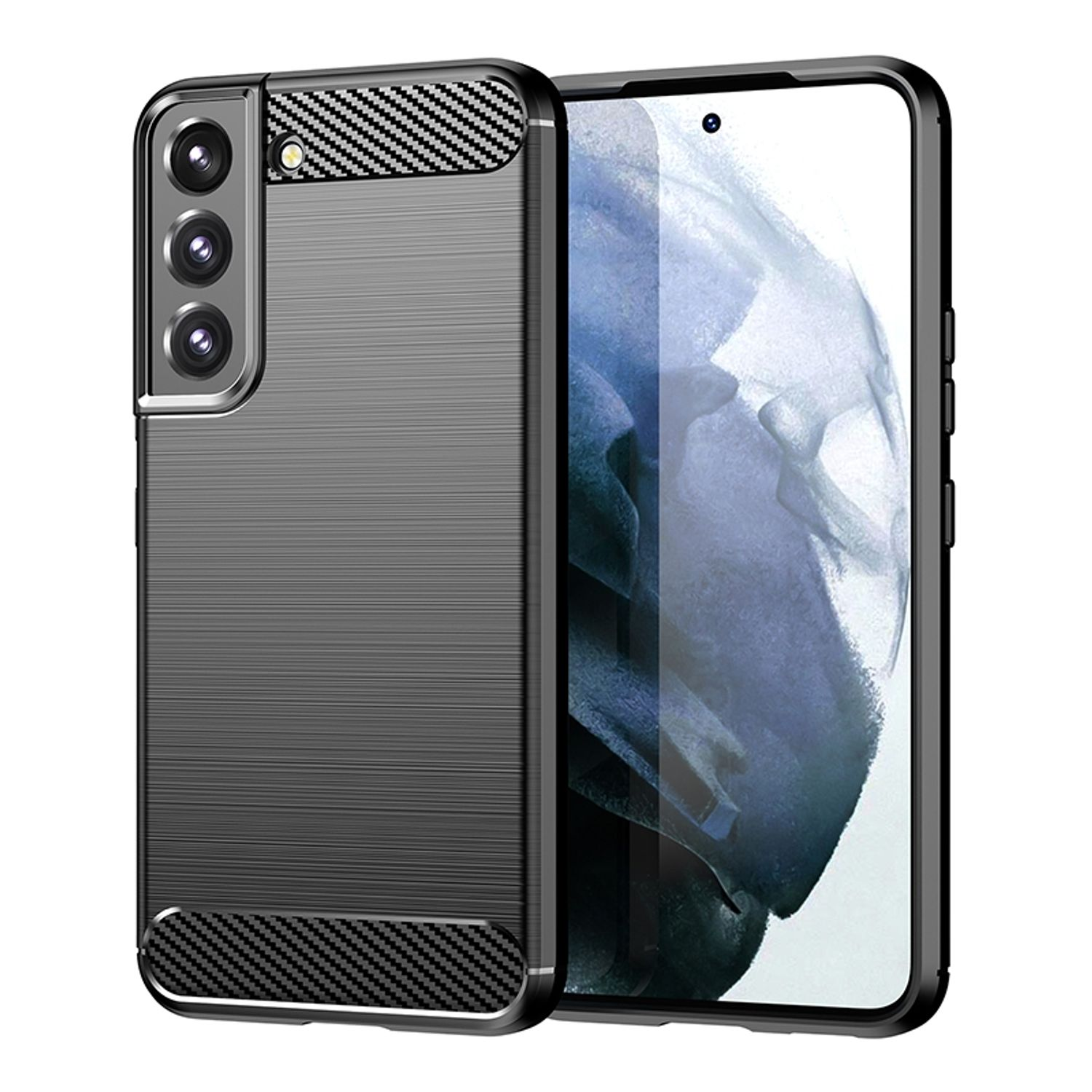 5G, Samsung, Plus DESIGN Schwarz Case, S22 KÖNIG Backcover, Galaxy