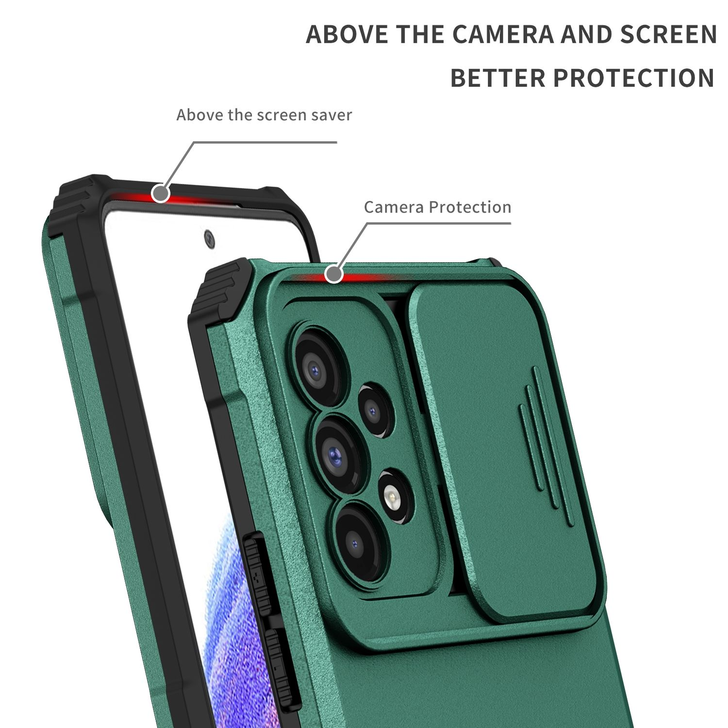 Samsung, KÖNIG Case, Galaxy Backcover, A53 5G, Dunkelgrün DESIGN