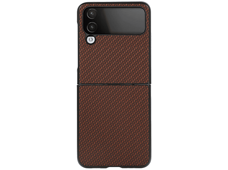 KÖNIG DESIGN Case, Backcover, Samsung, Galaxy Z Flip4 5G, Braun