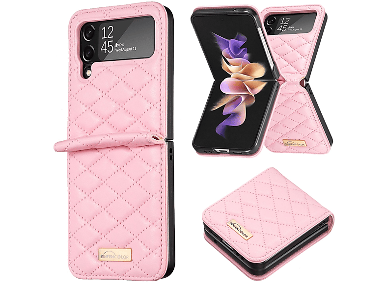 Samsung, Case, Backcover, Galaxy Z KÖNIG Flip4 DESIGN Rosa 5G,