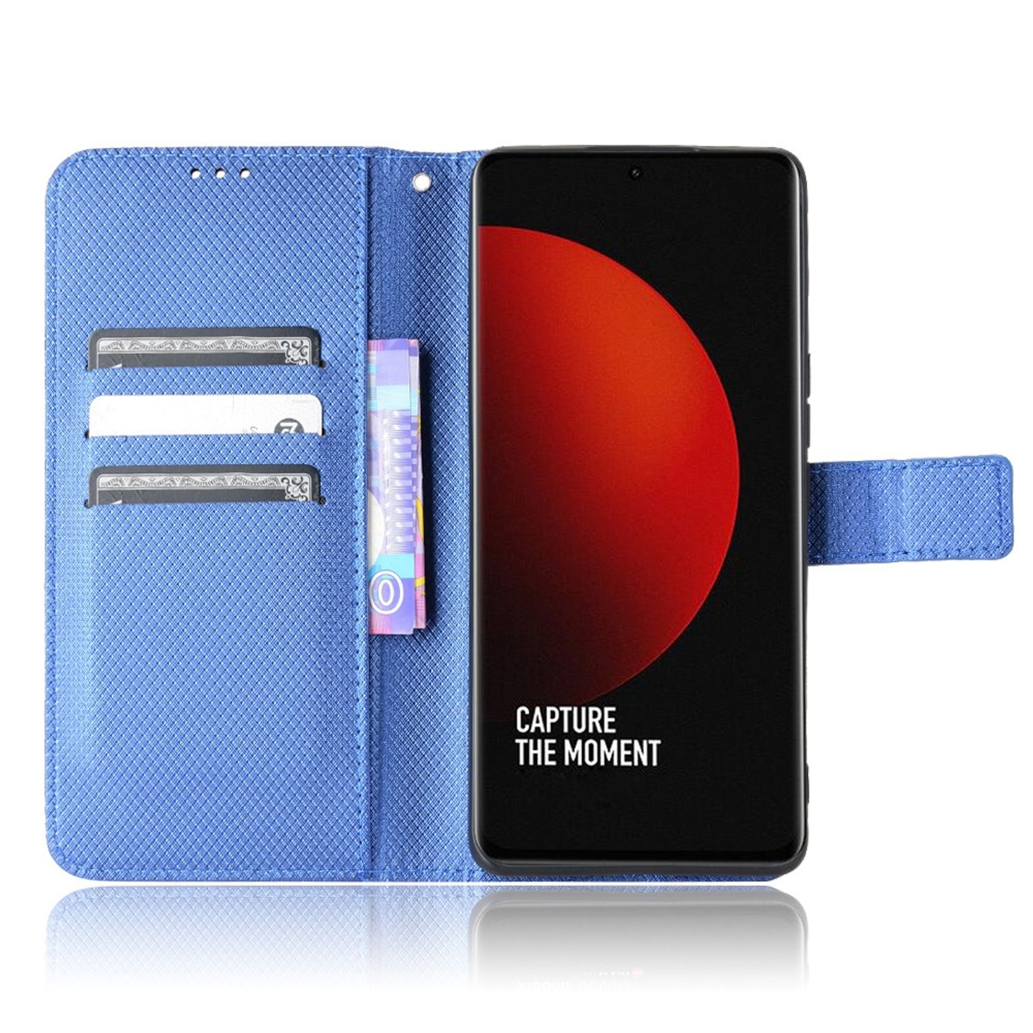 12S Case, Ultra, Xiaomi, Blau DESIGN KÖNIG Book Bookcover,