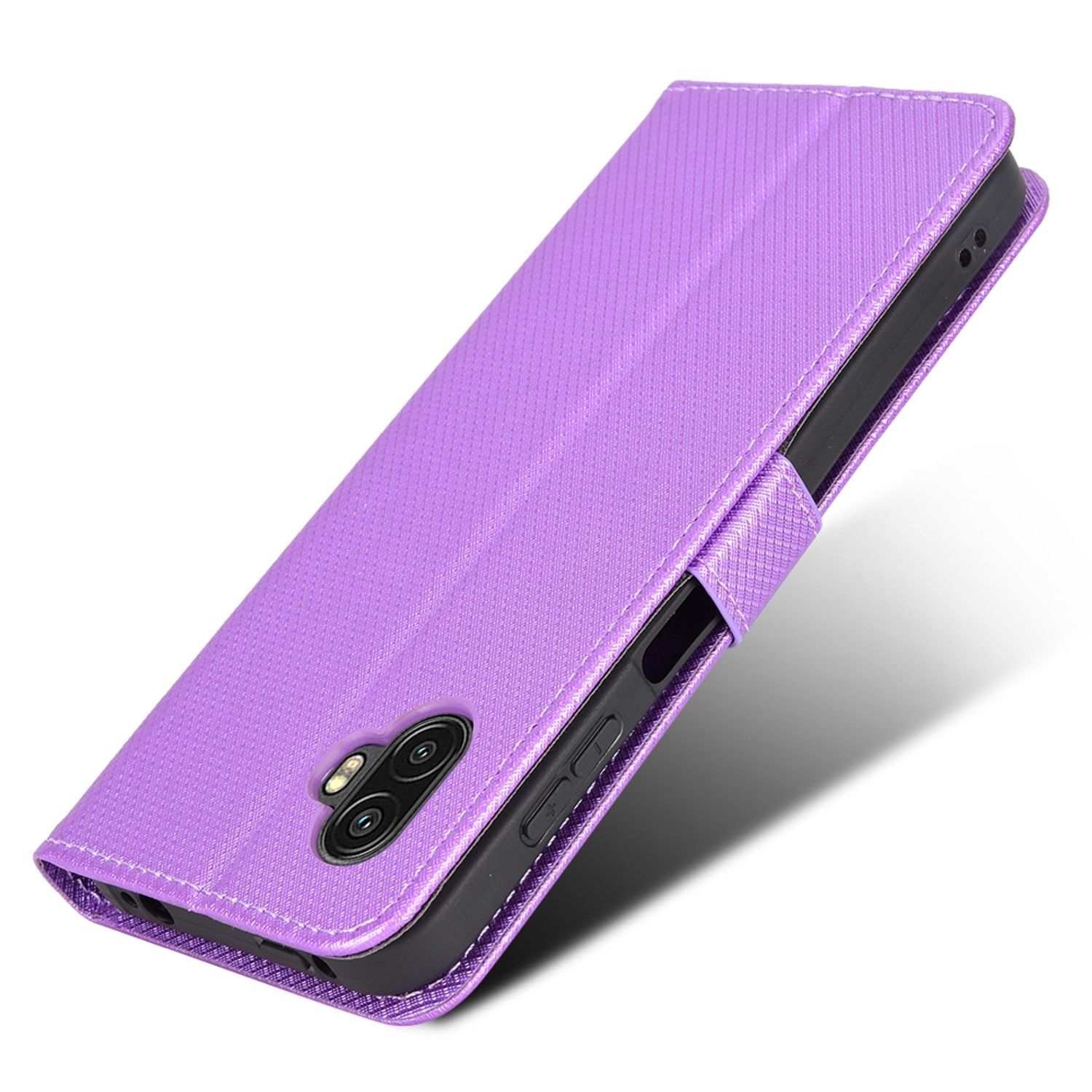 Galaxy Violett Bookcover, Pro, Samsung, Xcover KÖNIG Case, DESIGN Book 6
